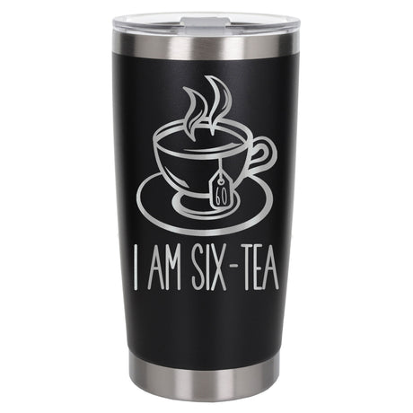 Black Thermal Metal Coffee Cup