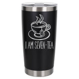Black Thermal Metal Coffee Cup
