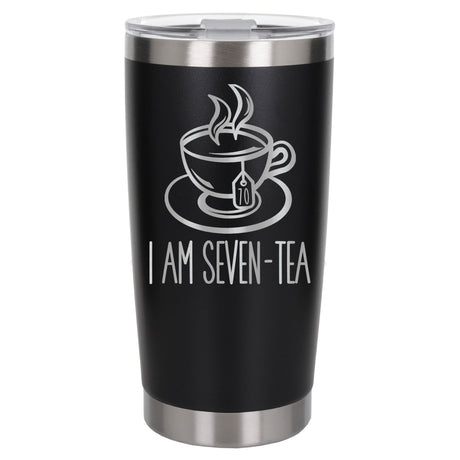 Black Thermal Metal Coffee Cup