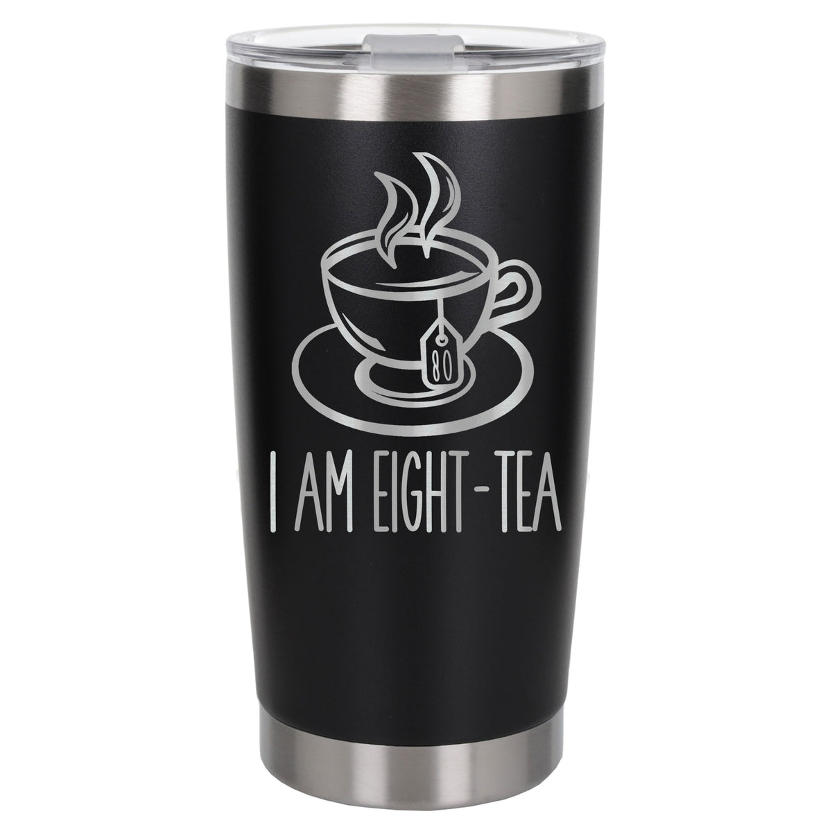 Black Thermal Metal Coffee Cup