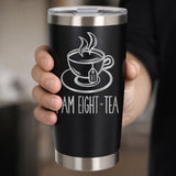 Black Thermal Metal Coffee Cup