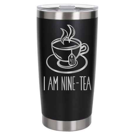 Black Thermal Metal Coffee Cup