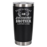 Black Thermal Metal Coffee Cup
