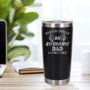 Black Thermal Metal Coffee Cup