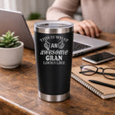 Black Thermal Metal Coffee Cup
