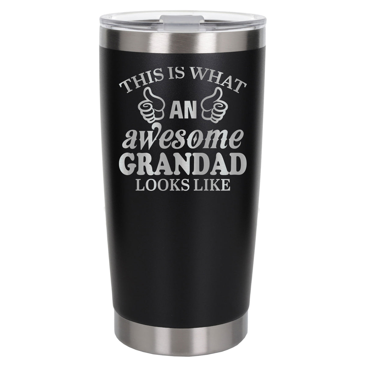 Black Thermal Metal Coffee Cup