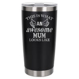 Black Thermal Metal Coffee Cup