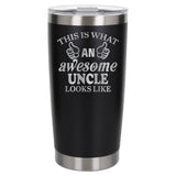 Black Thermal Metal Coffee Cup