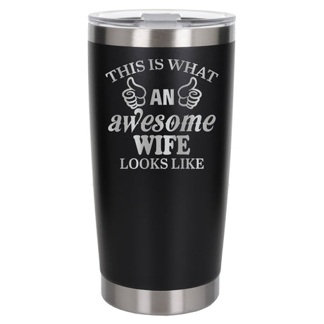 Black Thermal Metal Coffee Cup