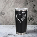 Black Thermal Metal Coffee Cup