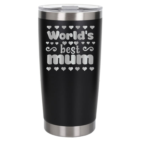 Black Thermal Metal Coffee Cup