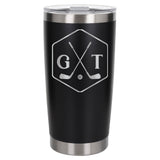 Black Thermal Metal Coffee Cup
