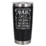 Black Thermal Metal Coffee Cup