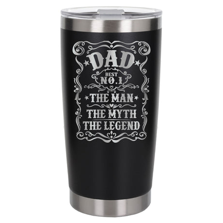 Black Thermal Metal Coffee Cup