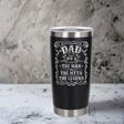 Black Thermal Metal Coffee Cup