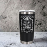 Black Thermal Metal Coffee Cup