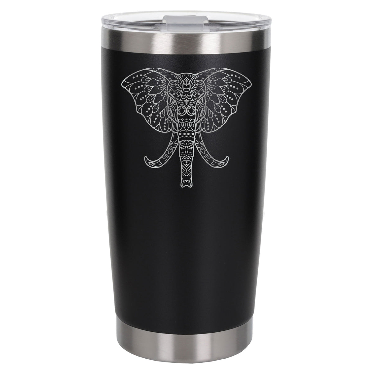 Black Thermal Metal Coffee Cup