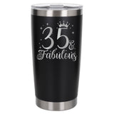 Black Thermal Metal Coffee Cup