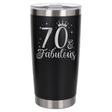 Black Thermal Metal Coffee Cup