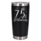 Black Thermal Metal Coffee Cup