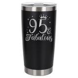 Black Thermal Metal Coffee Cup