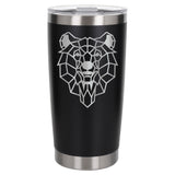 Black Thermal Metal Coffee Cup