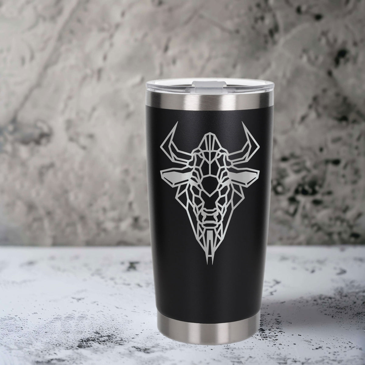 Black Thermal Metal Coffee Cup