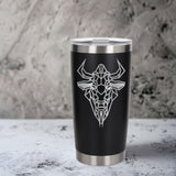 Black Thermal Metal Coffee Cup