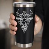 Black Thermal Metal Coffee Cup