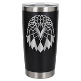 Black Thermal Metal Coffee Cup