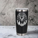 Black Thermal Metal Coffee Cup