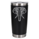 Black Thermal Metal Coffee Cup