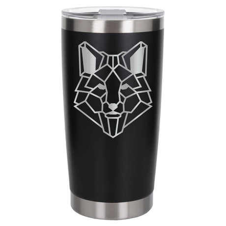 Black Thermal Metal Coffee Cup