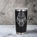 Black Thermal Metal Coffee Cup