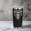 Black Thermal Metal Coffee Cup