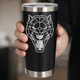 Black Thermal Metal Coffee Cup