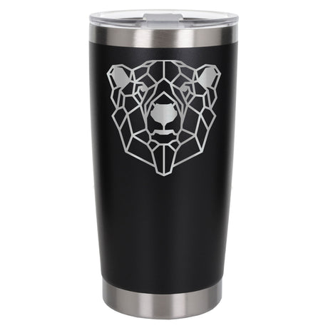 Black Thermal Metal Coffee Cup