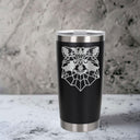 Black Thermal Metal Coffee Cup