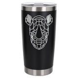 Black Thermal Metal Coffee Cup