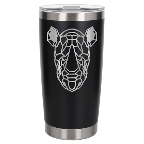 Black Thermal Metal Coffee Cup