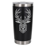 Black Thermal Metal Coffee Cup