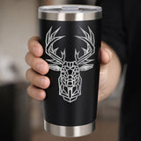Black Thermal Metal Coffee Cup