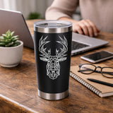 Black Thermal Metal Coffee Cup