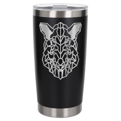 Black Thermal Metal Coffee Cup