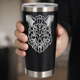 Black Thermal Metal Coffee Cup