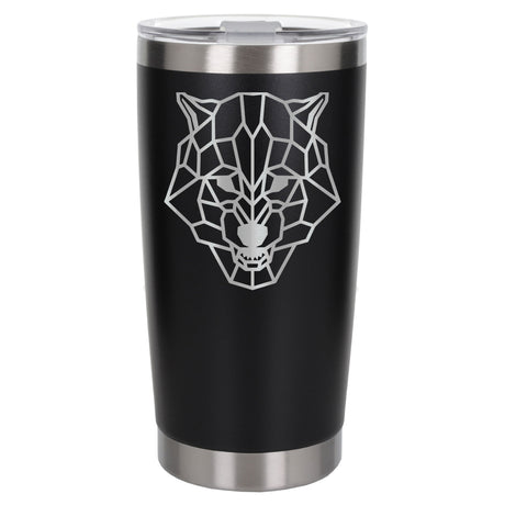 Black Thermal Metal Coffee Cup