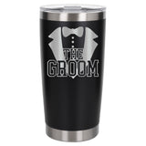 Black Thermal Metal Coffee Cup