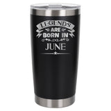 Black Thermal Metal Coffee Cup