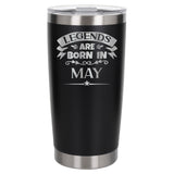 Black Thermal Metal Coffee Cup