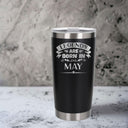 Black Thermal Metal Coffee Cup